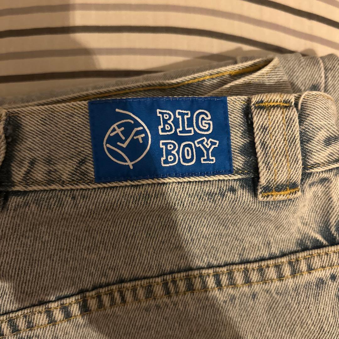 K*u様 polar big boy デニム ライトブルー 旧ロゴ