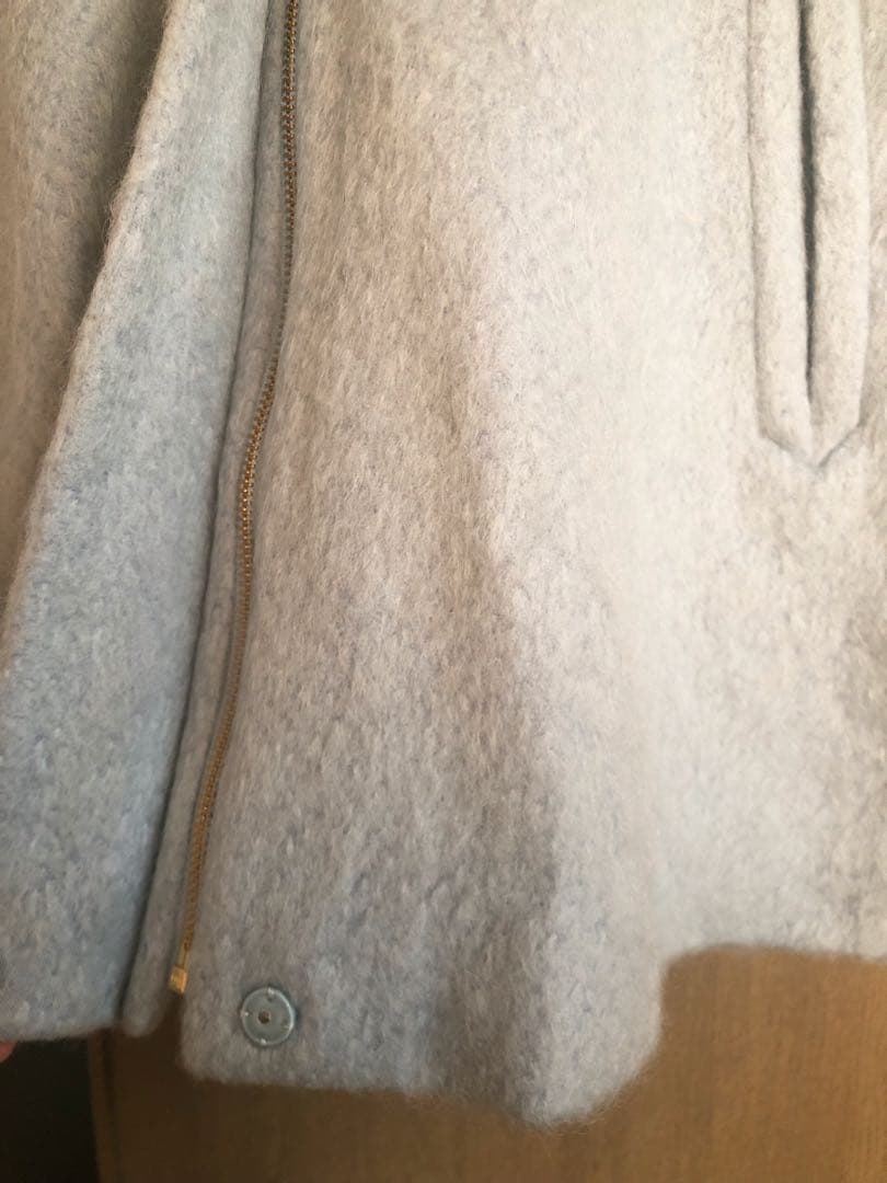 SALE⭐︎ローズティアラ希少web限定水色ショートコート大きいサイズ42〜46