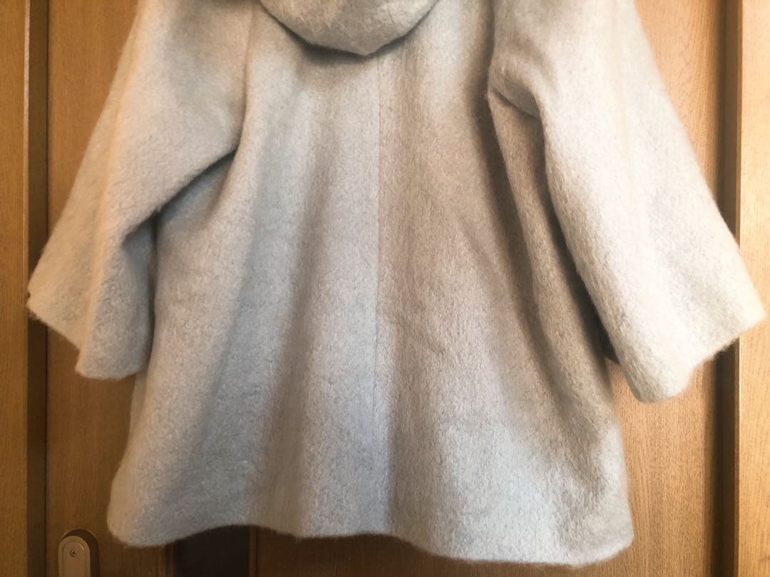 SALE⭐︎ローズティアラ希少web限定水色ショートコート大きいサイズ42〜46