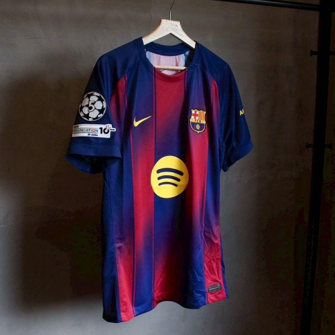 バルセロナ 25/26 ユニフォーム ホーム フレンキー•デ•ヨング M