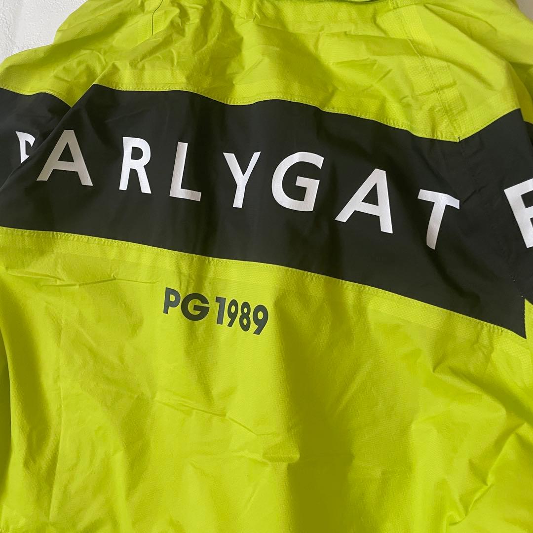 未使用　タグ付　パーリーゲイツ　ゴルフ　レインウェア イエロー 収納袋付