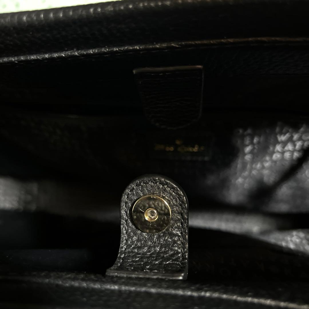 タグ付きkate spade ブラックレザー トートバッグ 未使用✨