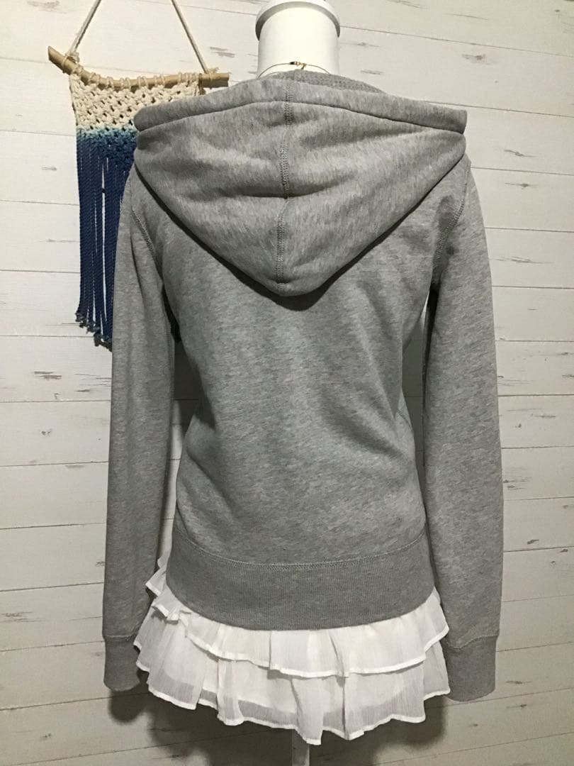 ★ポロラルフローレン★Y2K ポニー グレー ジップアップパーカー