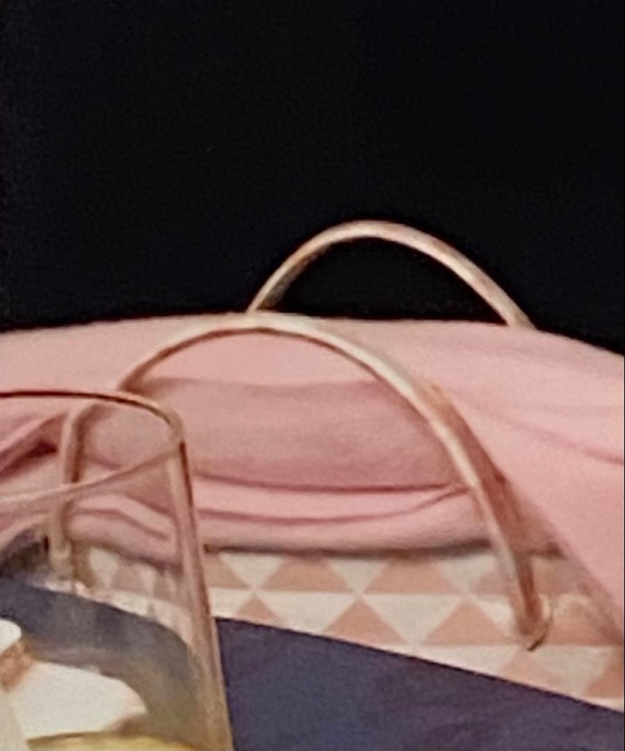 春様　利休バッグ　和装バッグ　井澤屋　鱗紋　ピンク×白　完売品