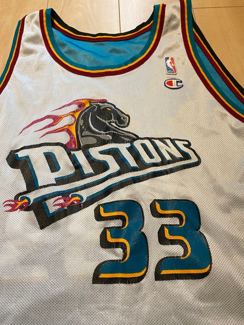 champion チャンピオン NBA ピストンズ グラントヒル ユニフォーム