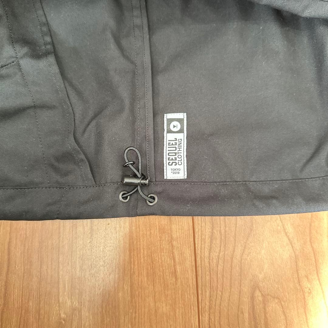 24SS SEQUEL DRIZZLER JACKET美品XL黒