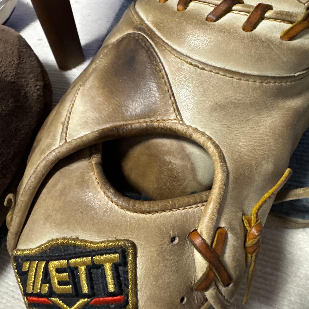 ZETT 軟式野球用キャッチャーミット ベージュ