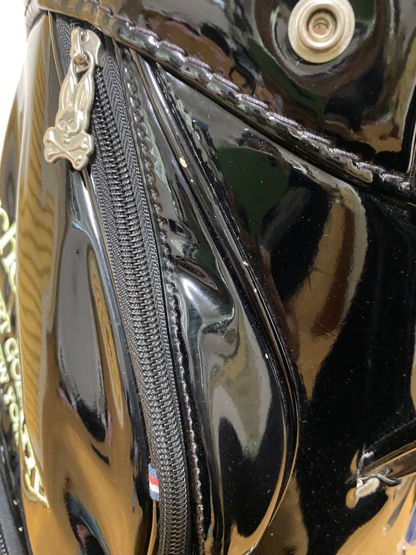 ※週末限定SALE Psycho Bunny キャディバッグ　ネイビー