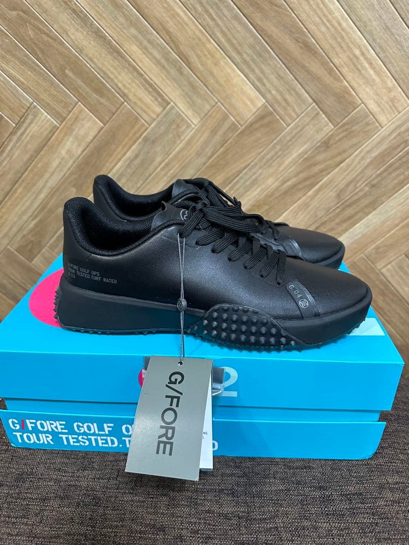 新入荷G/FOREメンズシューズG.112 ブラック　size26㎝