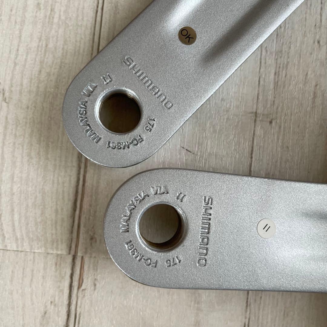 新品シマノ FC-M361 クランクセット CN-HG40 チェーン 116L