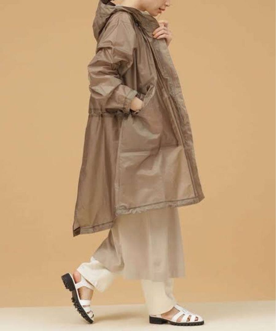 【中古美品】Sサイズ モッズコート ノースフェイス カーキ フード付き