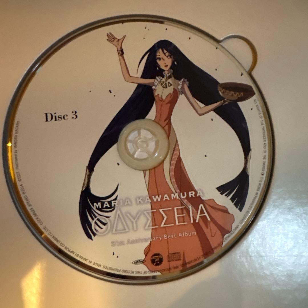川村万梨阿 31周年ベストアルバム-オデッセイ　CD