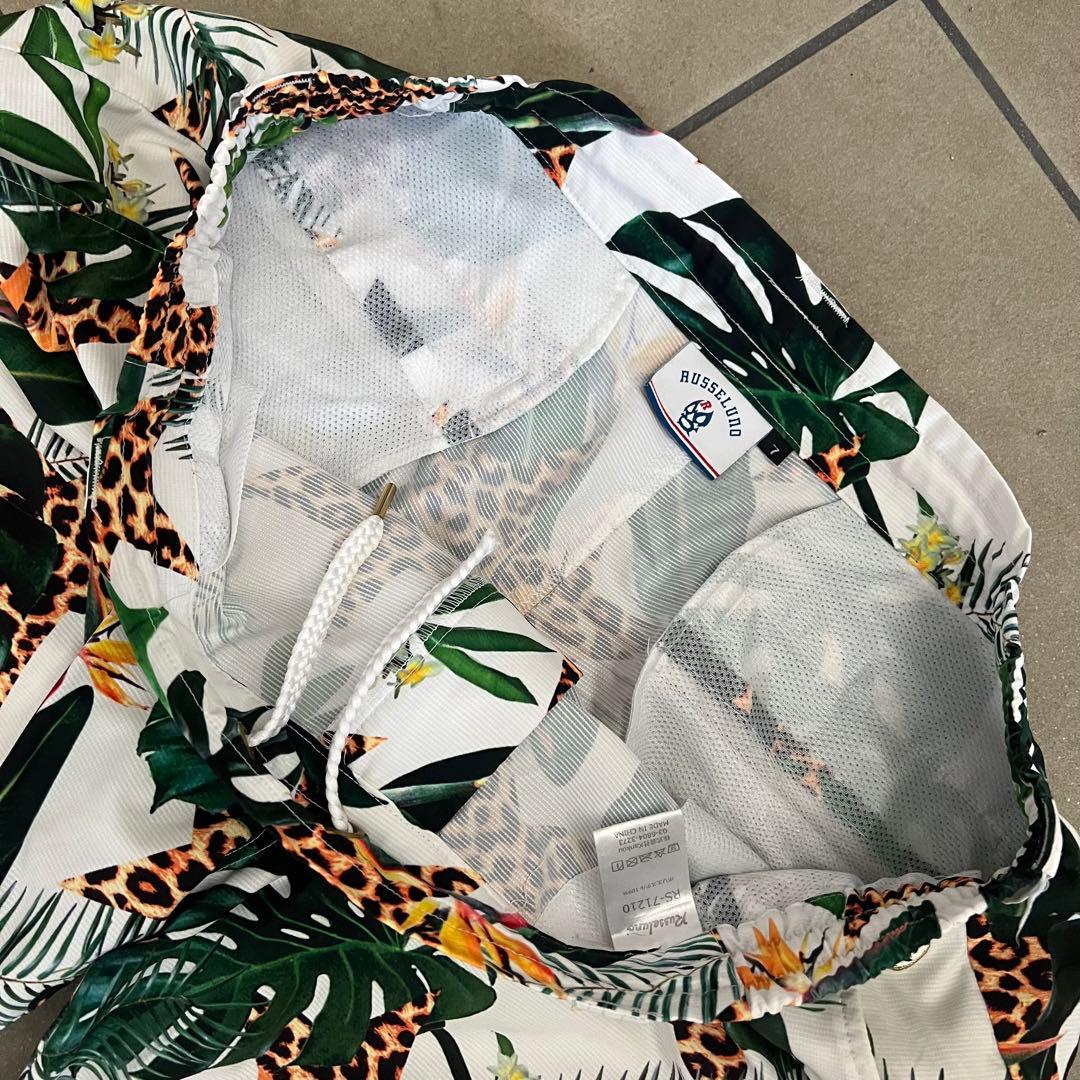 RUSSELUNO ラッセルノ　セットアップ　総柄　ポロシャツ　ハーフパンツ　7