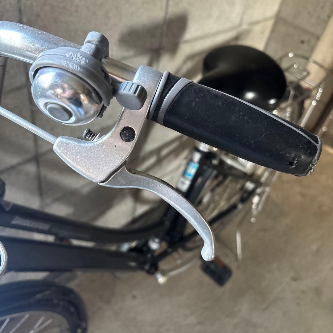 ブリジストン通学シティサイクル ブラック アルベルト27インチ変速付