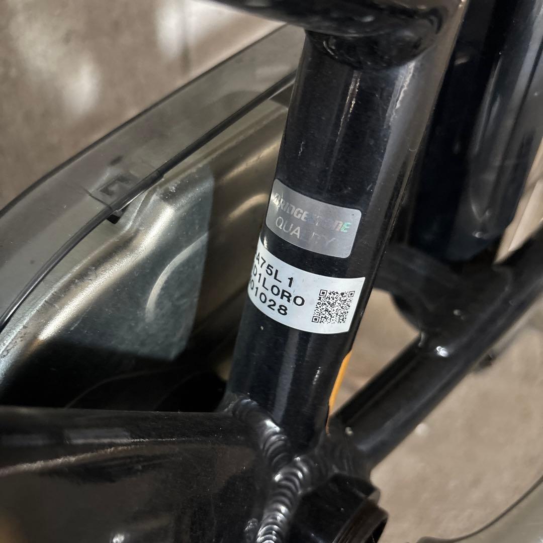 ブリジストン通学シティサイクル ブラック アルベルト27インチ変速付