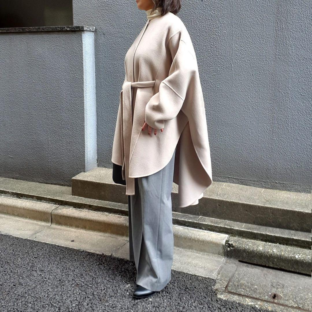 LE PHIL ルフィル　ソフトウールリバーポンチョコート