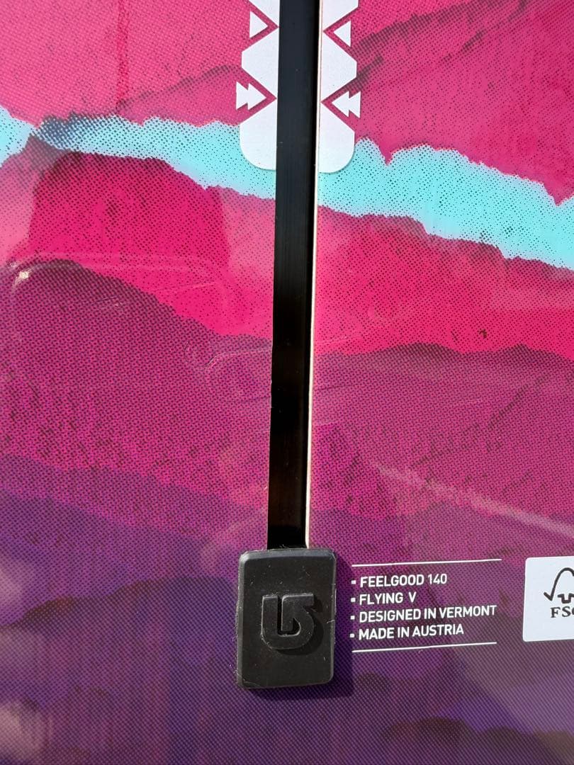 BURTON FEELGOOD Flying V 140cm 使用半日のみ