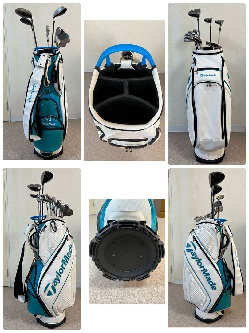 TaylorMade統一メンズゴルフクラブ13本セットキャディバッグ付