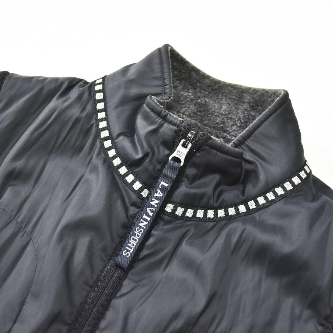 【上質】 【人気】 ランバンスポール リバーシブル ベスト 36 ブラック ♪