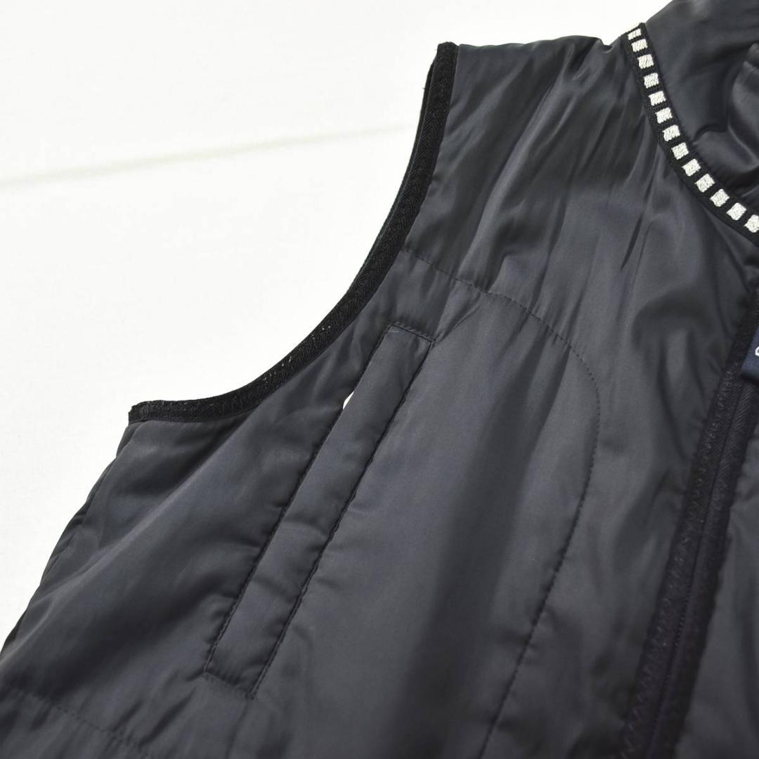 【上質】 【人気】 ランバンスポール リバーシブル ベスト 36 ブラック ♪