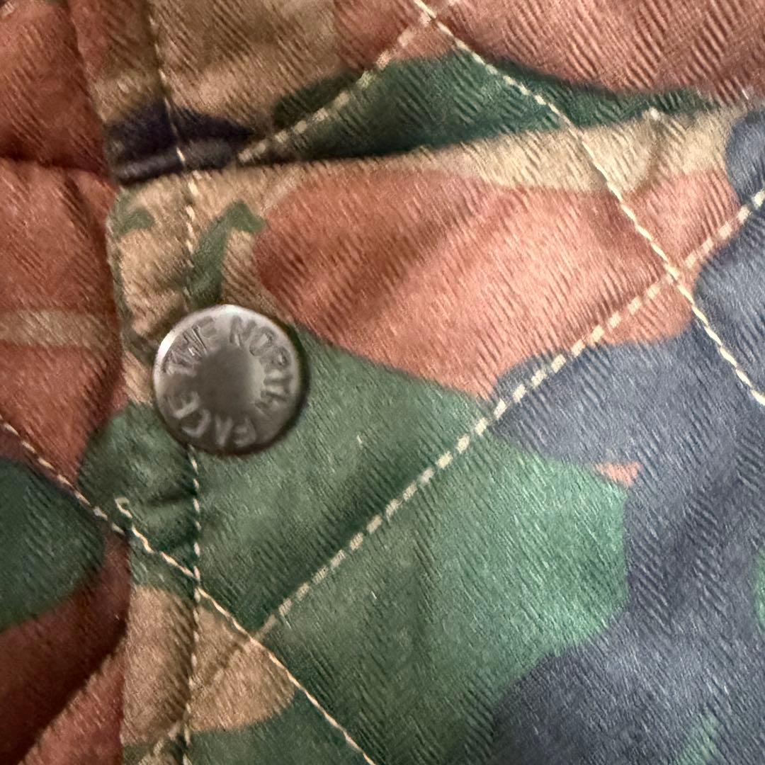 THE NORTH FACE Mサイズ 迷彩キルティングベスト