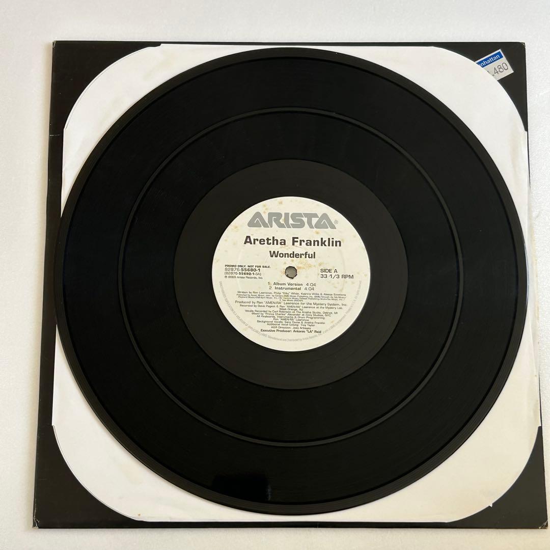 Aretha Franklin \"Wonderful\" アナログレコード