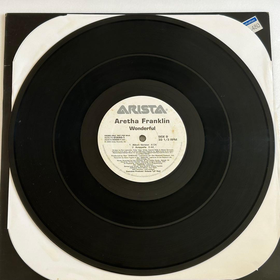 Aretha Franklin \"Wonderful\" アナログレコード