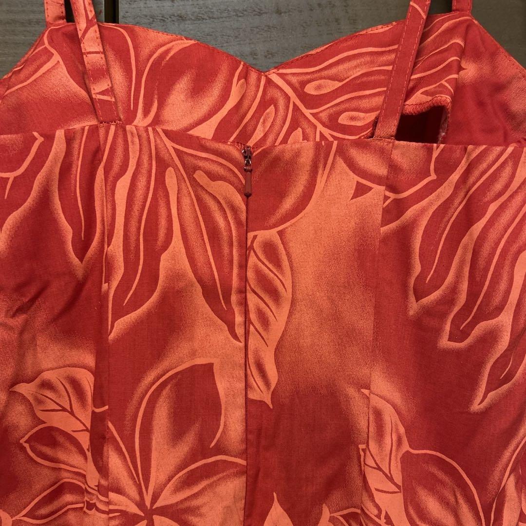 CCファッションズ ロングキャミワンピース ハワイアン リゾート ボタニカル柄