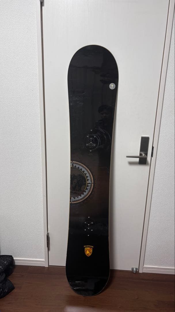希少　BURTON LION 158cm名作グラフィック 黒×金 良品