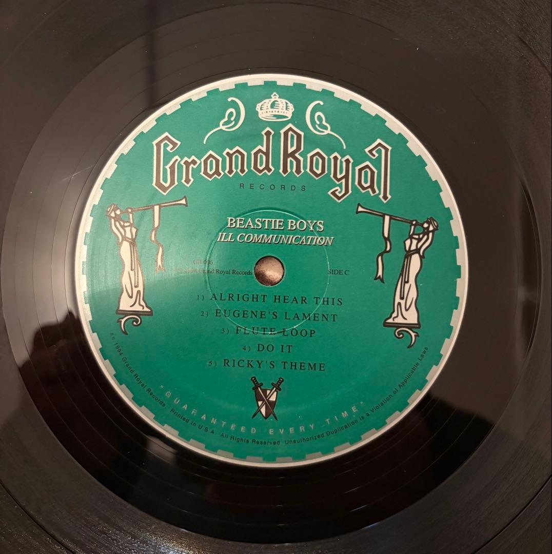 Beastie Boys ILL Communication レコード　黒盤