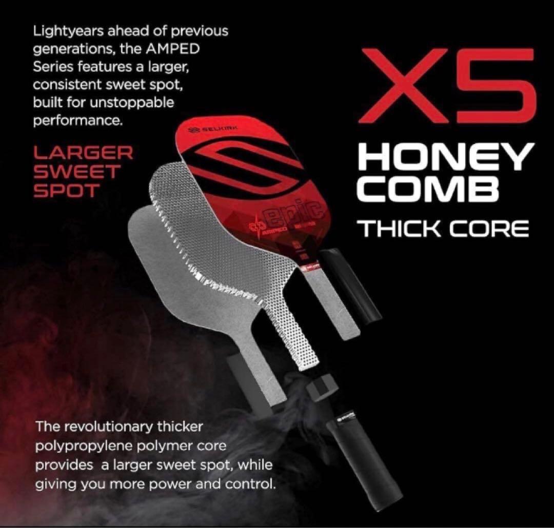 正規品 中古 Amped Inviktaピックルボール パドル