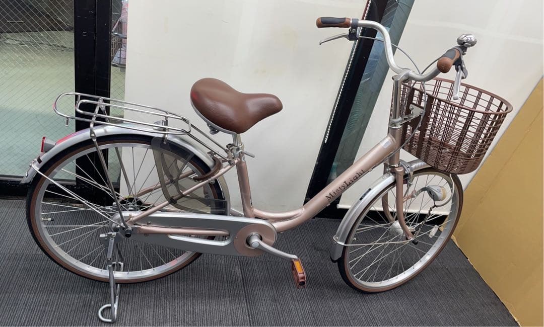 愛知県★極美品！サカモトテクノ 中古自転車ミスティライト オートライト24インチ