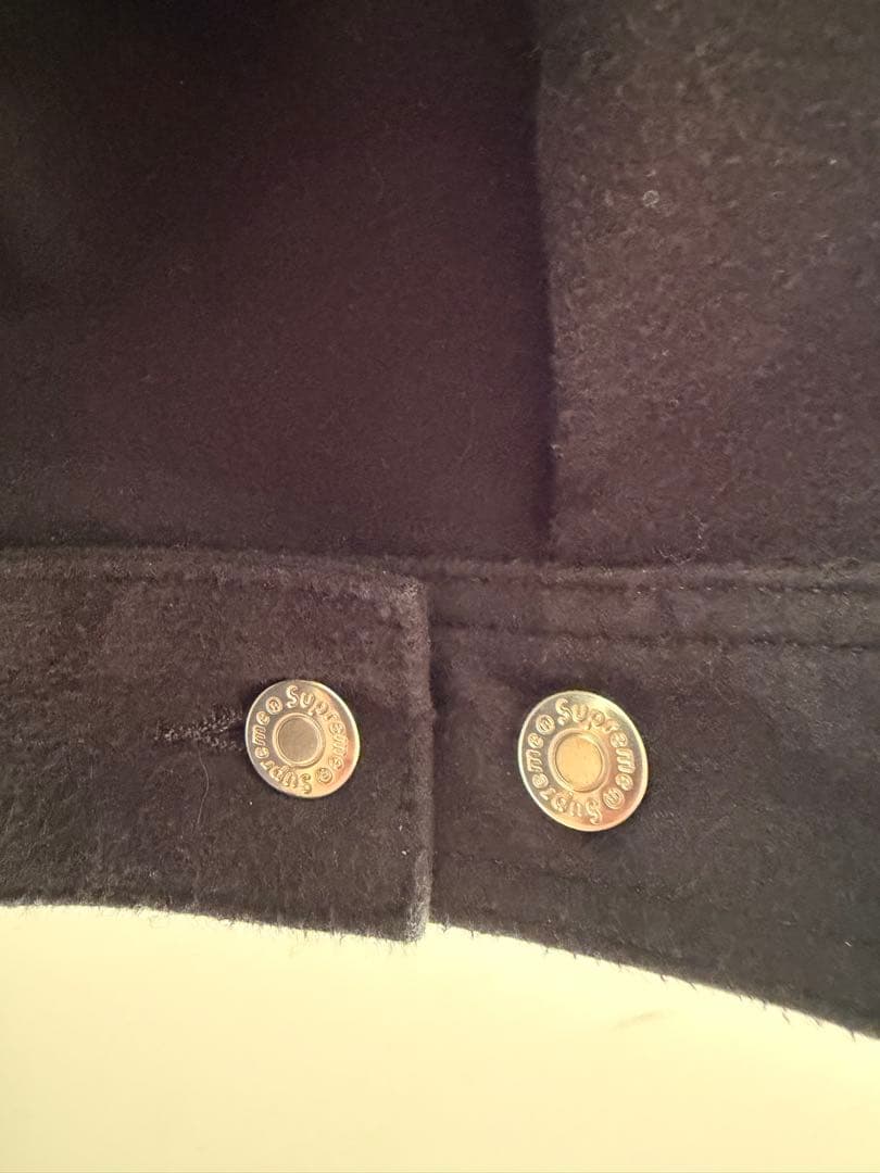 Supreme Moleskin Jacket L 黒