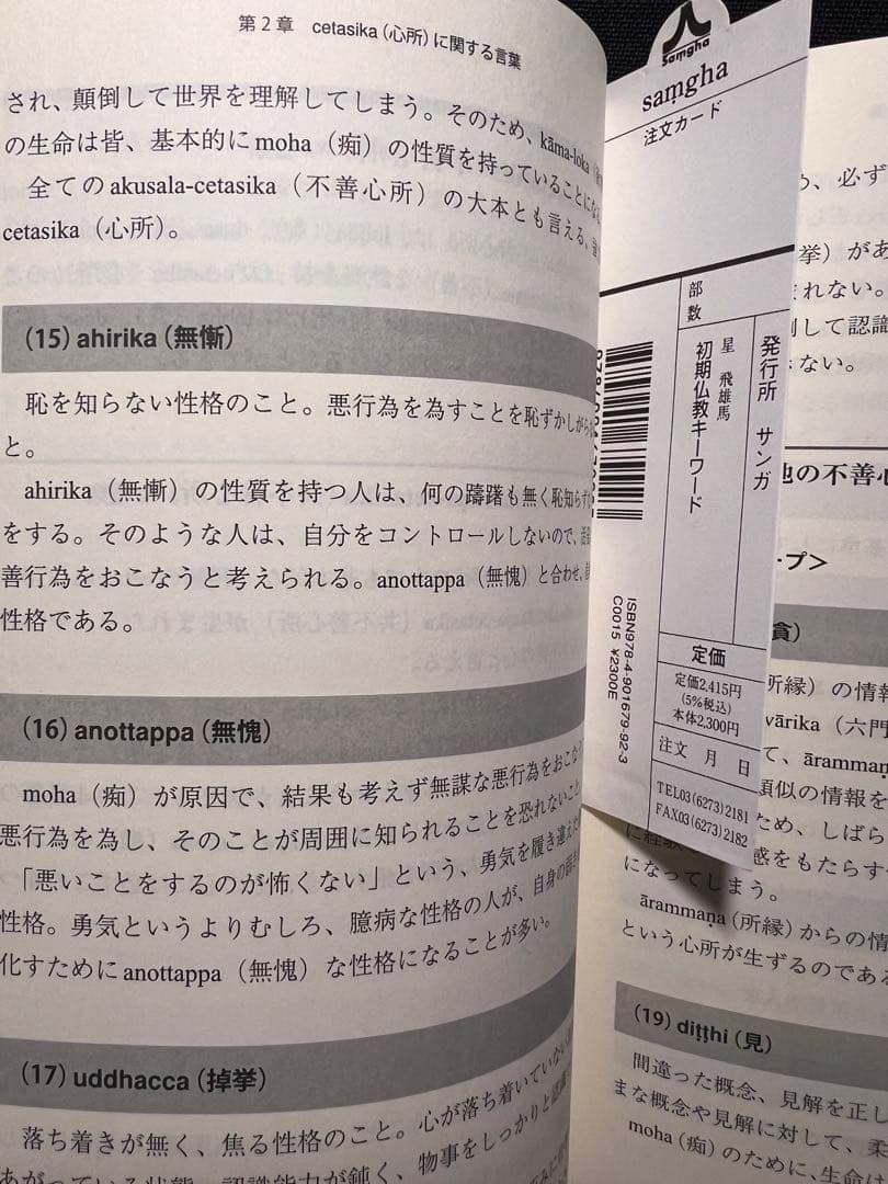 「初期仏教キーワード」星飛雄馬 スマナサーラ 入手困難◆テーラワーダ パーリ語