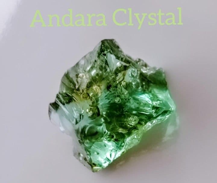 希少 レア アンダラクリスタル マーリングリーン 混色 シーフォーム