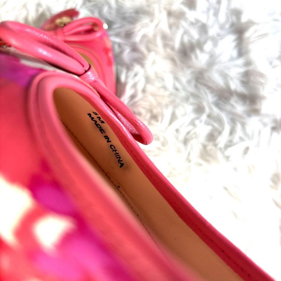 ✨美品✨ケイトスペード　パンプス バレエシューズ　フラットシューズ　ピンク