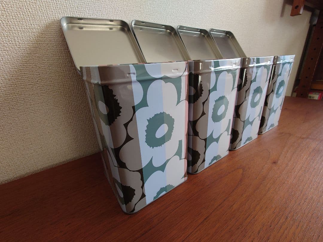 マリメッコ Tin Box 4個セット