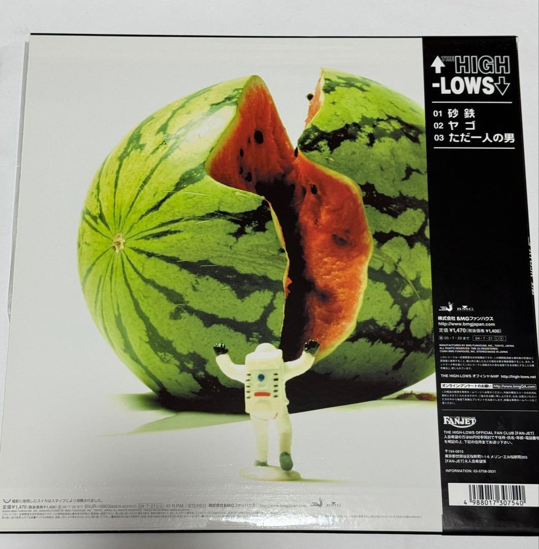 【レコード】ザ・ハイロウズ/砂鉄　THE HIGH-LOWS