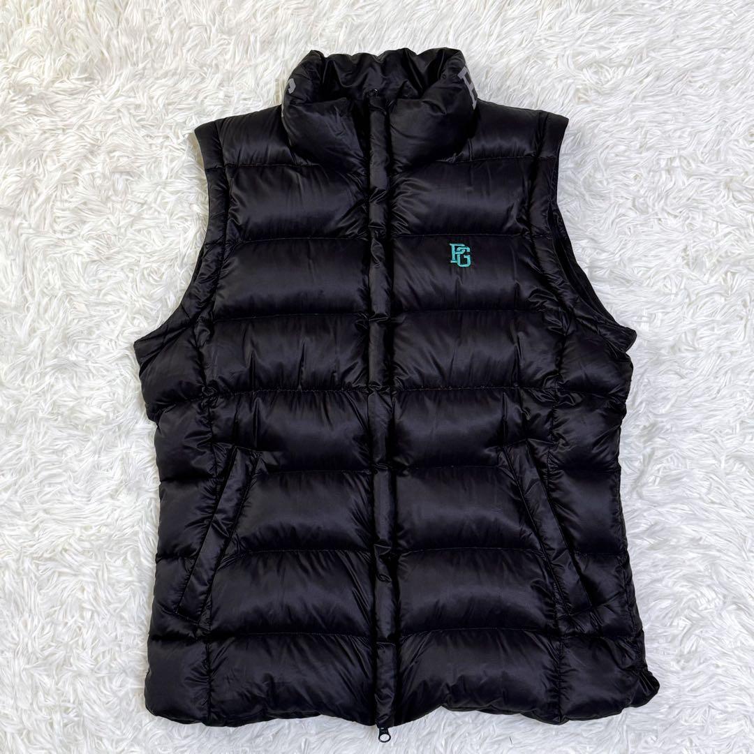 【極美品】PEARLY GATES ダウンジャケット ロゴ ダウンベスト ゴルフ