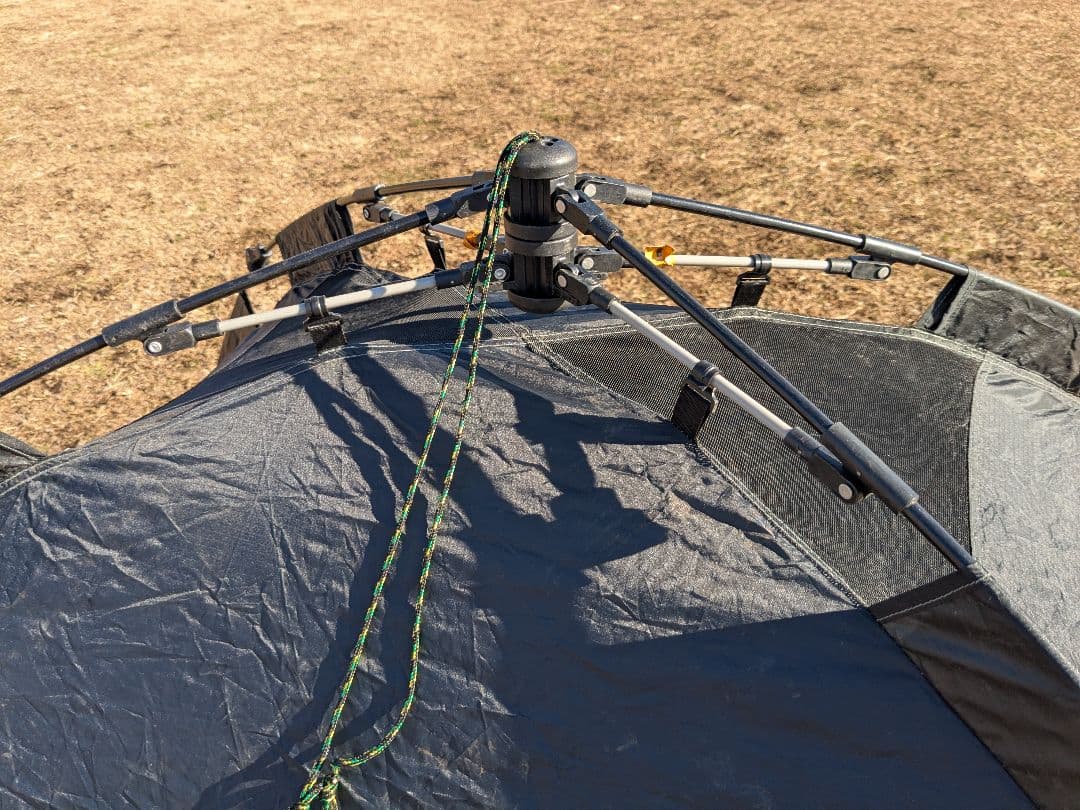 DOD　ワンタッチテント　ブラック　T2-629-BK