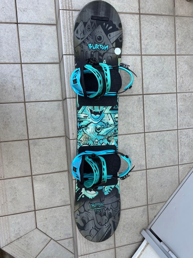 ★バードンBURTON 115 キッズスノーボードビンディング付★