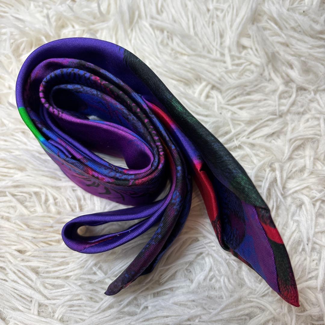 美品☆希少デザイン【ポールスミス】アニマル　ライオン　ボタニカル　ド派手ネクタイ