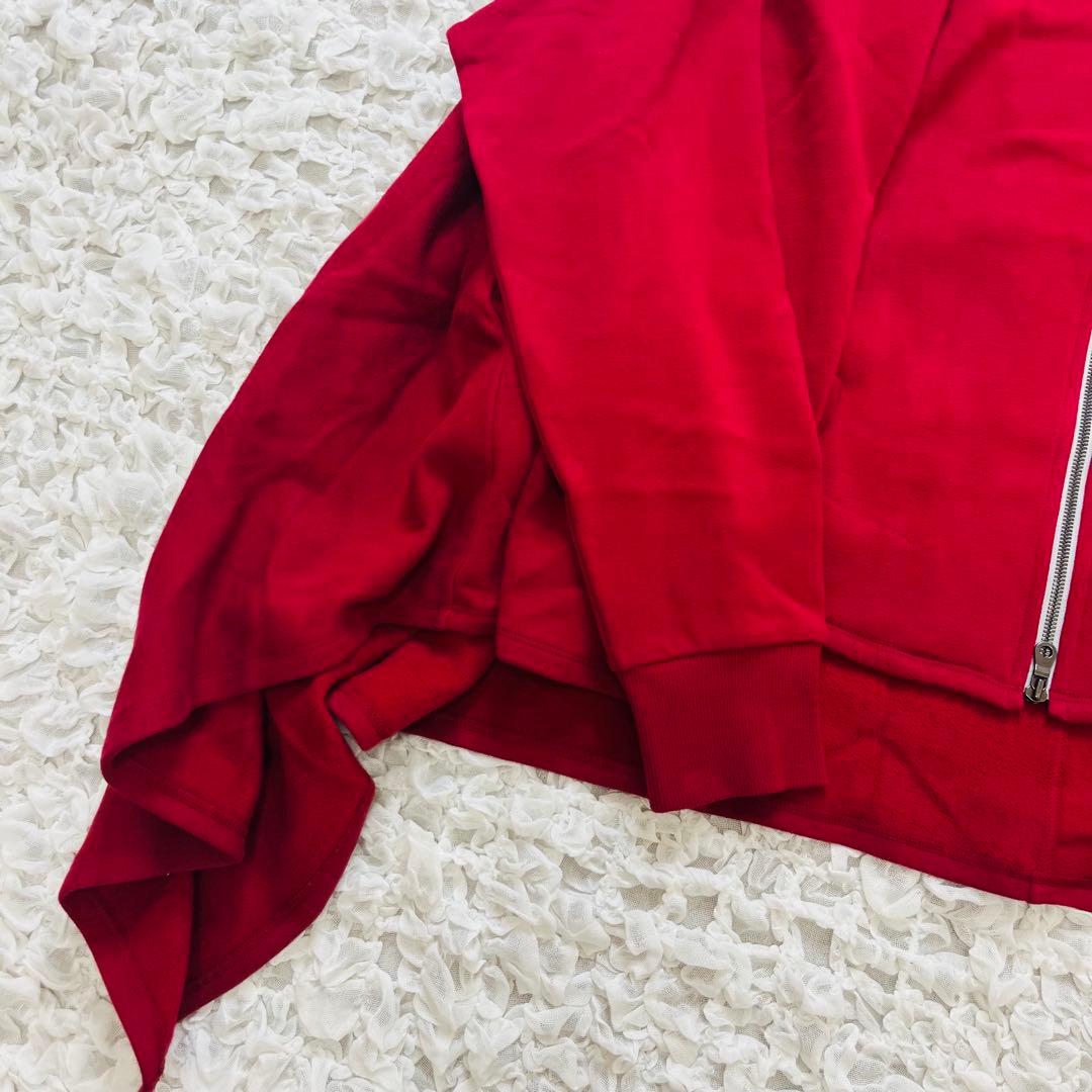 なびくパーカー赤レッド ha | za | ma ハザマhazama松井 諒祐