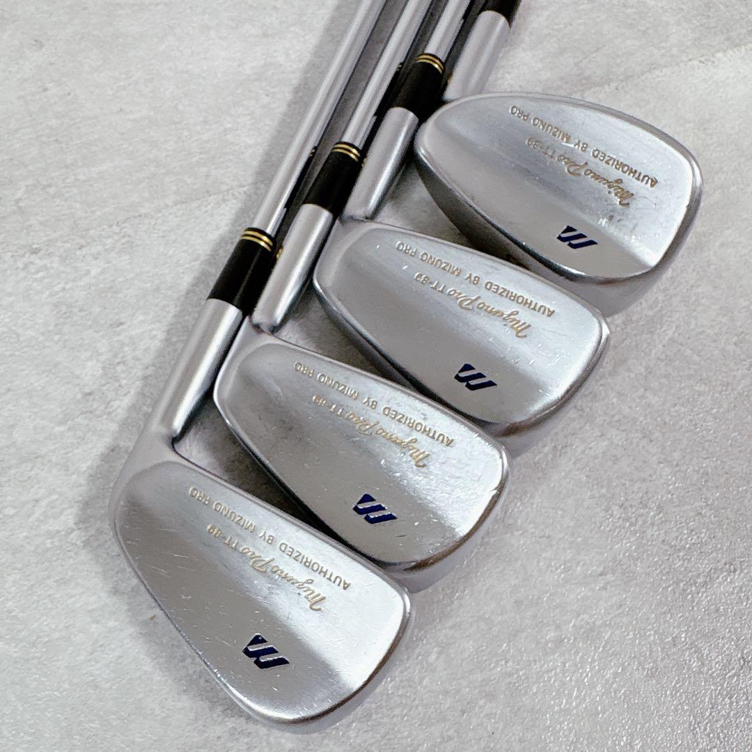 T674 ミズノプロ TT-89 マッスルバック アイアンセット 4本 S200