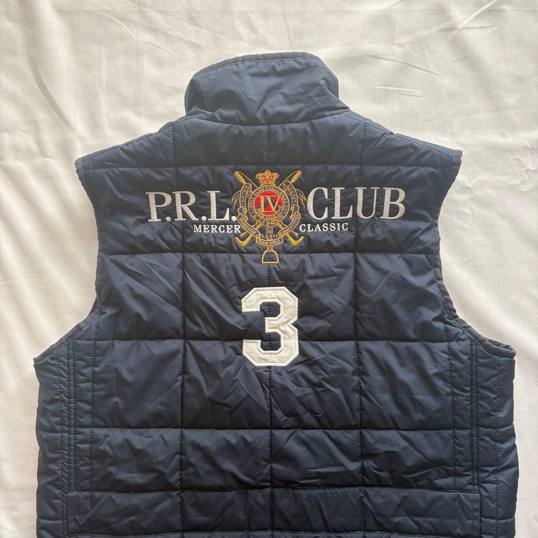 90s Polo Ralph Lauren キルティングダウンベスト ネイビー