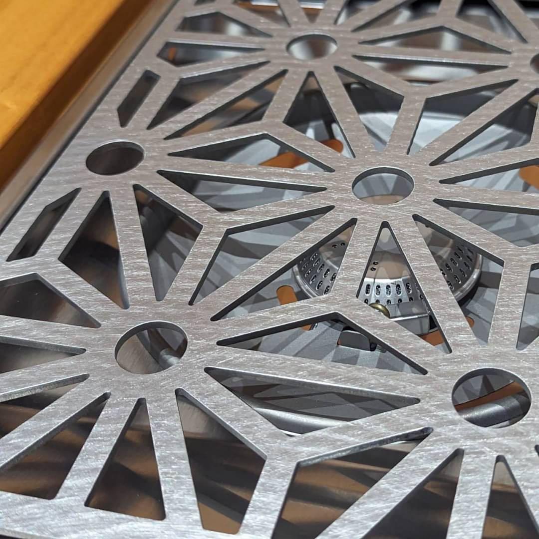 Mak　フラットバーナー　五徳プレート　ステンレス　スノーピーク スノー