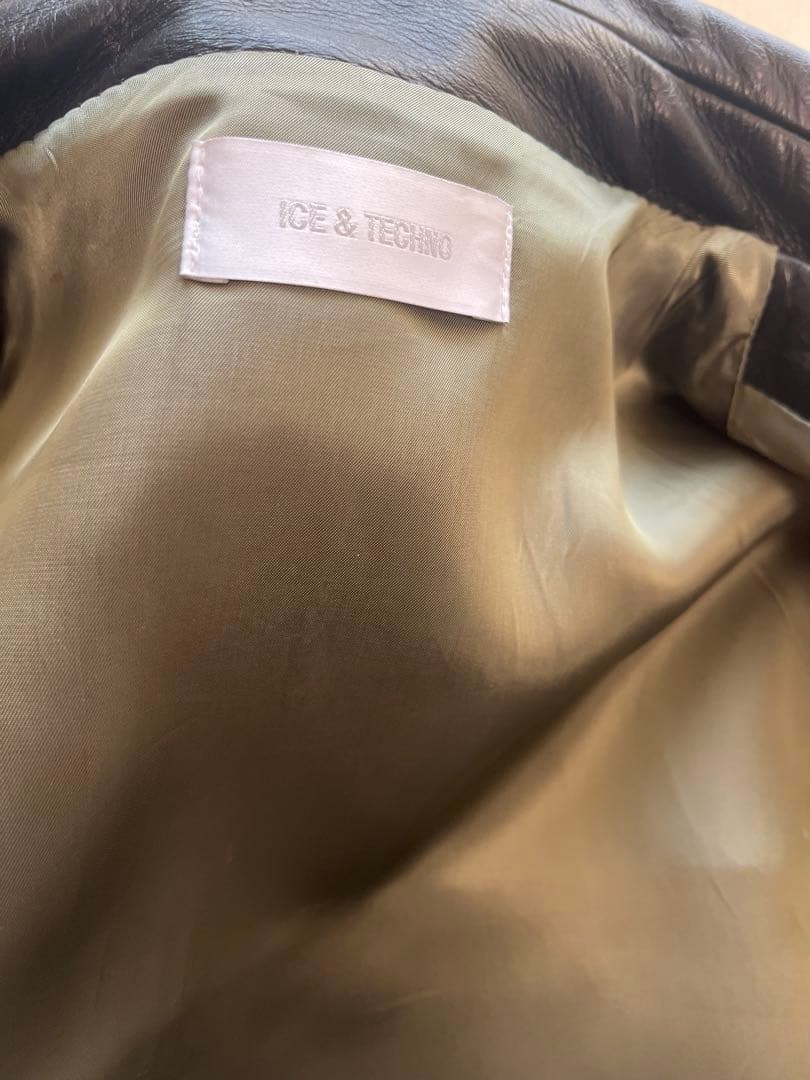 ice&techno レザージャケット 13万