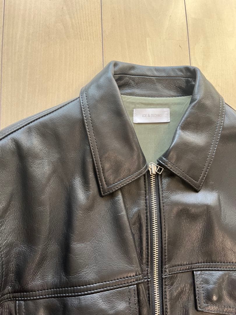ice&techno レザージャケット 13万