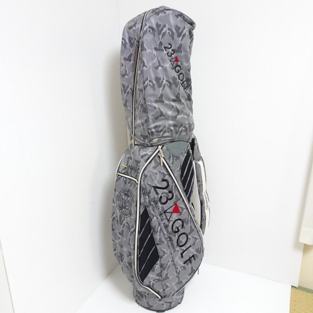23区GOLF キャディバッグ 9.5型 カートタイプ 迷彩 ONWARD