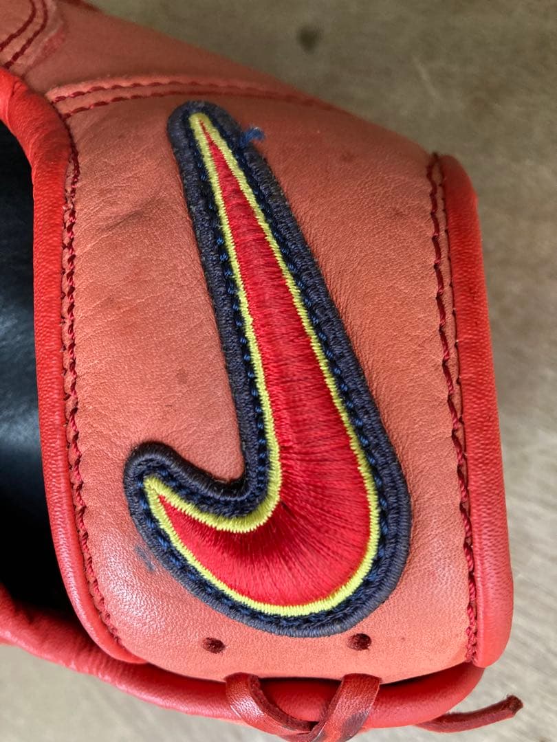 【値下げ】NIKE 松坂モデル 少年 軟式野球グローブ オレンジ